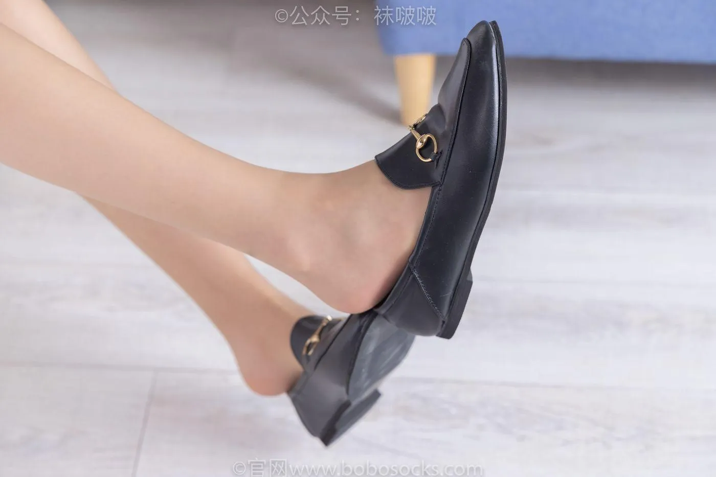 [BoBoSocks袜啵啵]NO.078 小甜豆-招行制服、平底鞋、灰丝 [139P]插图8